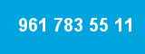 961 783 55 11 961 783 55 11